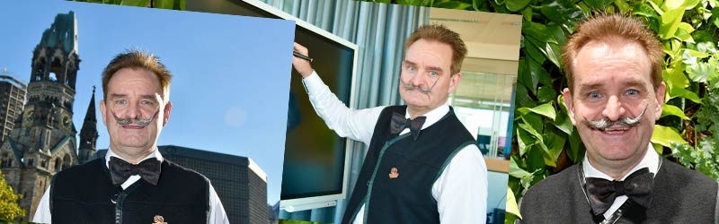 Udo Peilicke holt einen Titelbei den Europameisterschaften der Bartträger